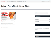 Tablet Screenshot of fetvadinle.com